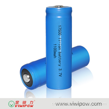 17500 Rechargeable Li-ion Battery with 1100mAh
